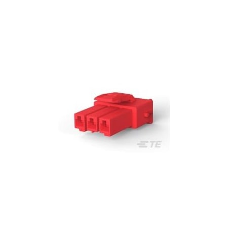 Te Connectivity Rectangular Power Connector, 3 Contact(S), Female, Crimp Terminal, Plug 368571-2